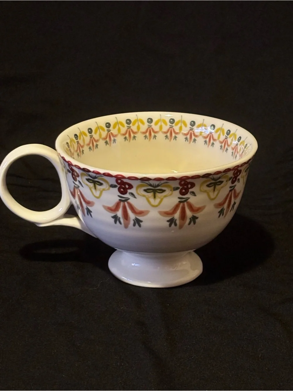 Set of 2 Anthropologie “Italian Hours” Mugs.